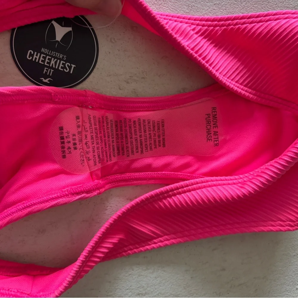 Hollister Hot Pink Bikini Bottom - Picture 4 of 5